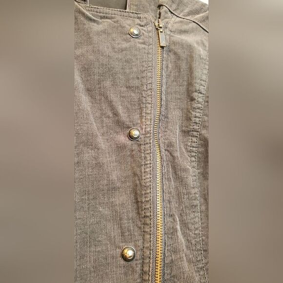 Size 8 Olsen Europe Brown Corduroy Blazer Jacket and Textured Fabric 98% Cotton - Picture 10 of 13